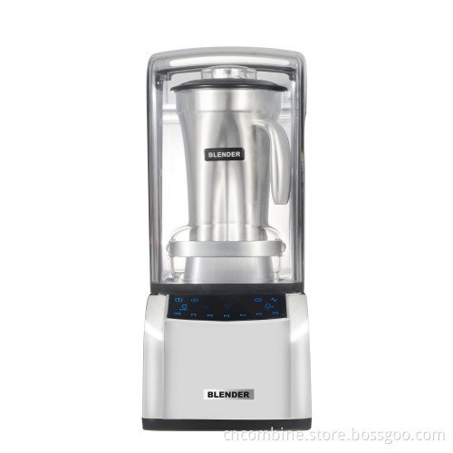 2023 Powerful Professional Stainless Steel Commercial Blender with Sound Cover